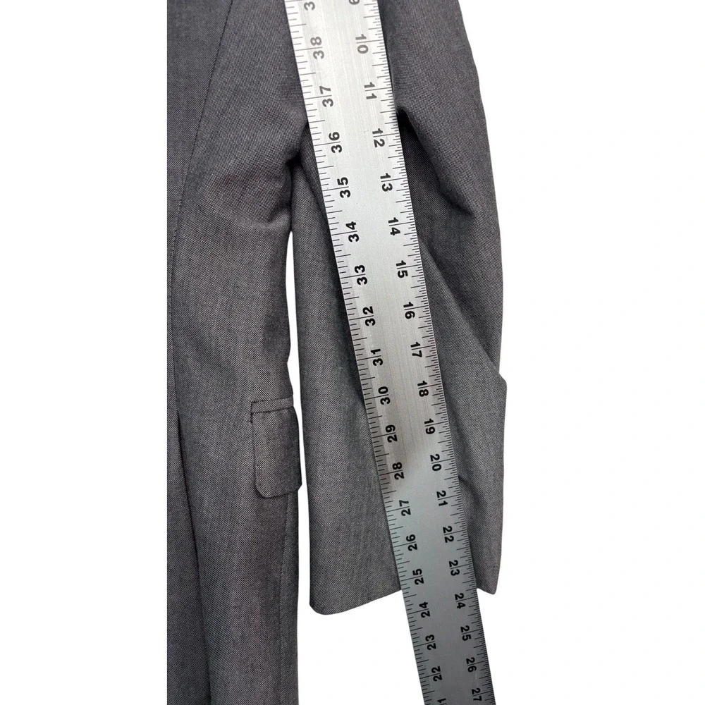 vtg Alexandre UK Bespoke Custom 38S 29x30 Gray Nailhead Tweed 2pc Pant Suit